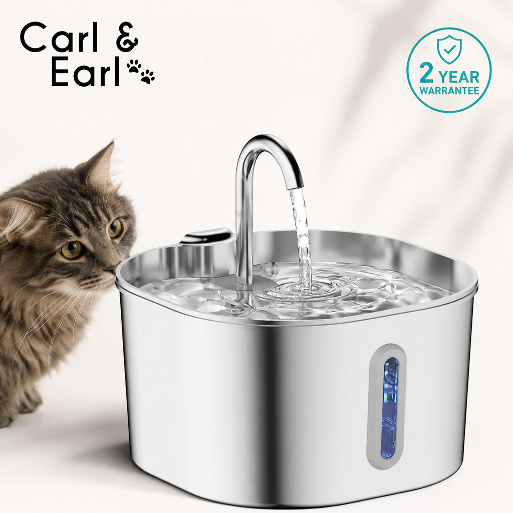 Carl & Earl Stainless Steel Water Fountain