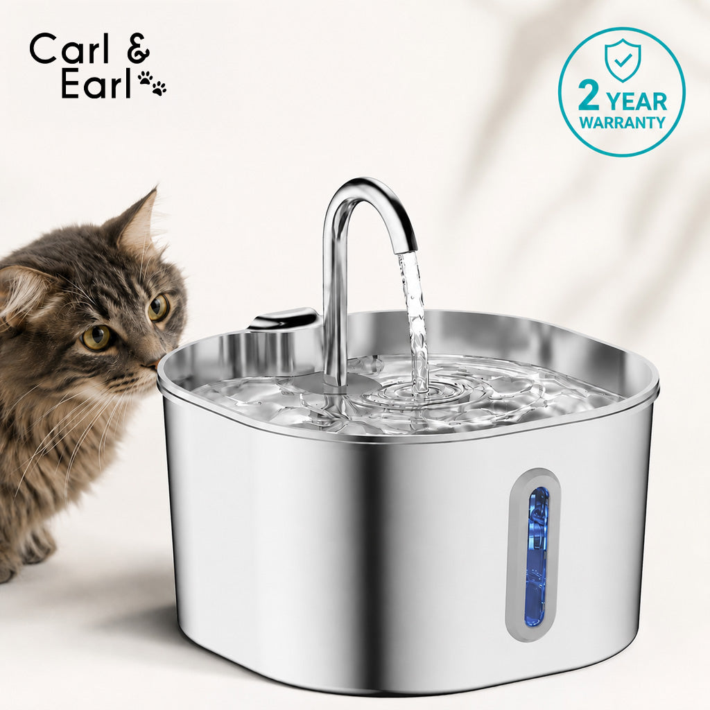 Carl & Earl Stainless Steel Water Fountain