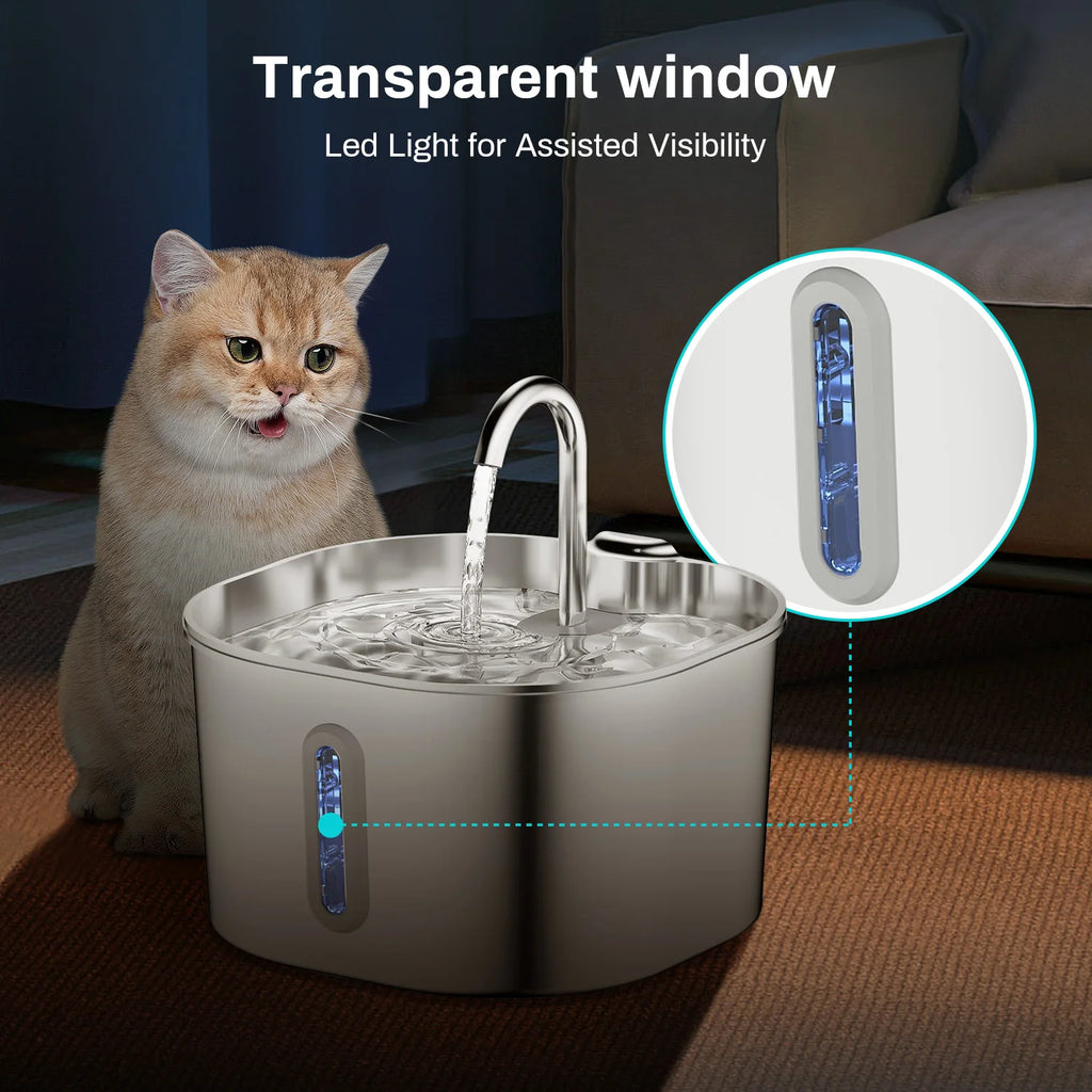 Carl & Earl Stainless Steel Water Fountain