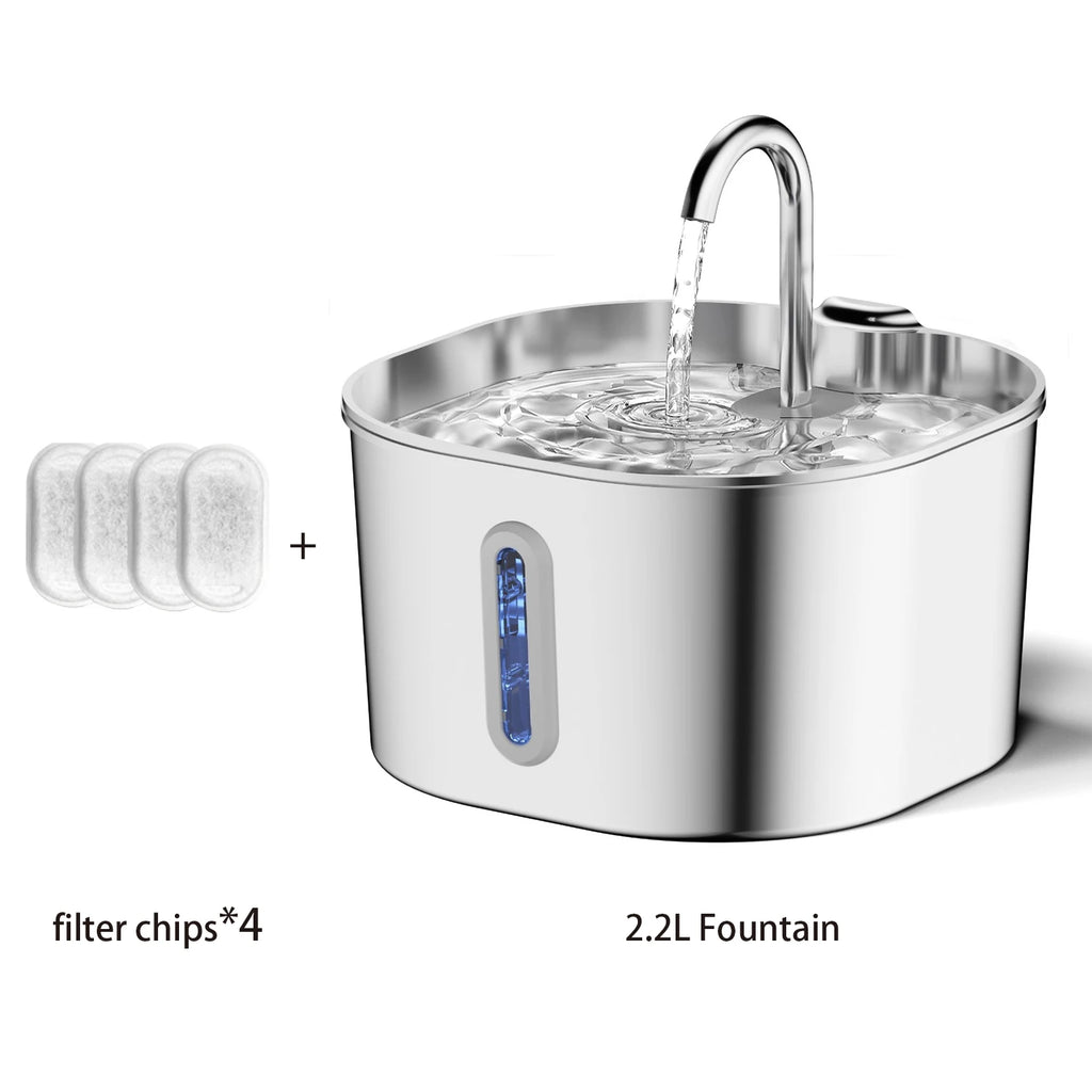 Carl & Earl Stainless Steel Water Fountain